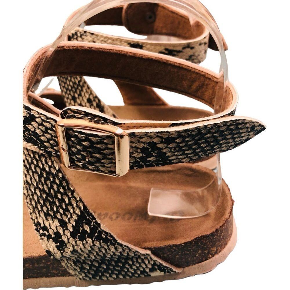 Outwoods Snakeskin Ankle Sandals - Picture 8 of 13